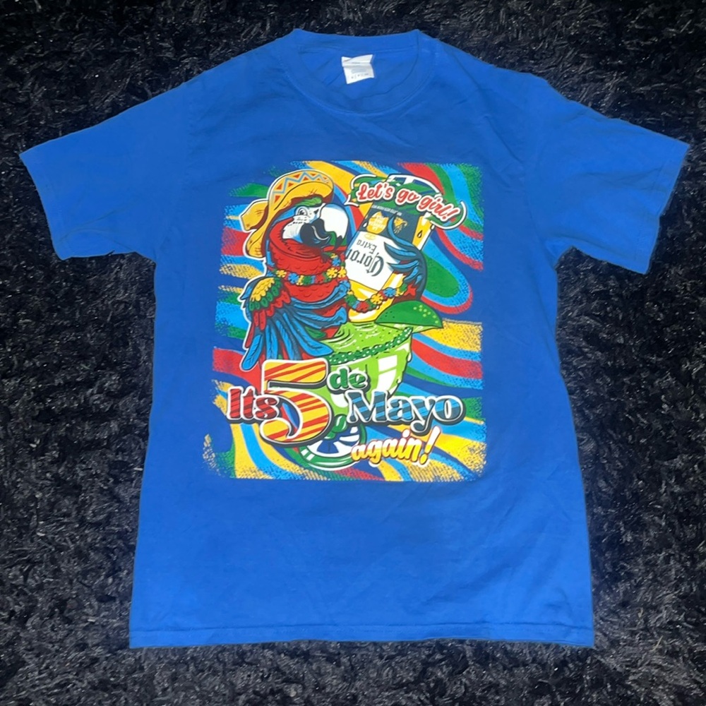 Cinco de Mayo Corona with Limón shirt!! 🍋‍🟩